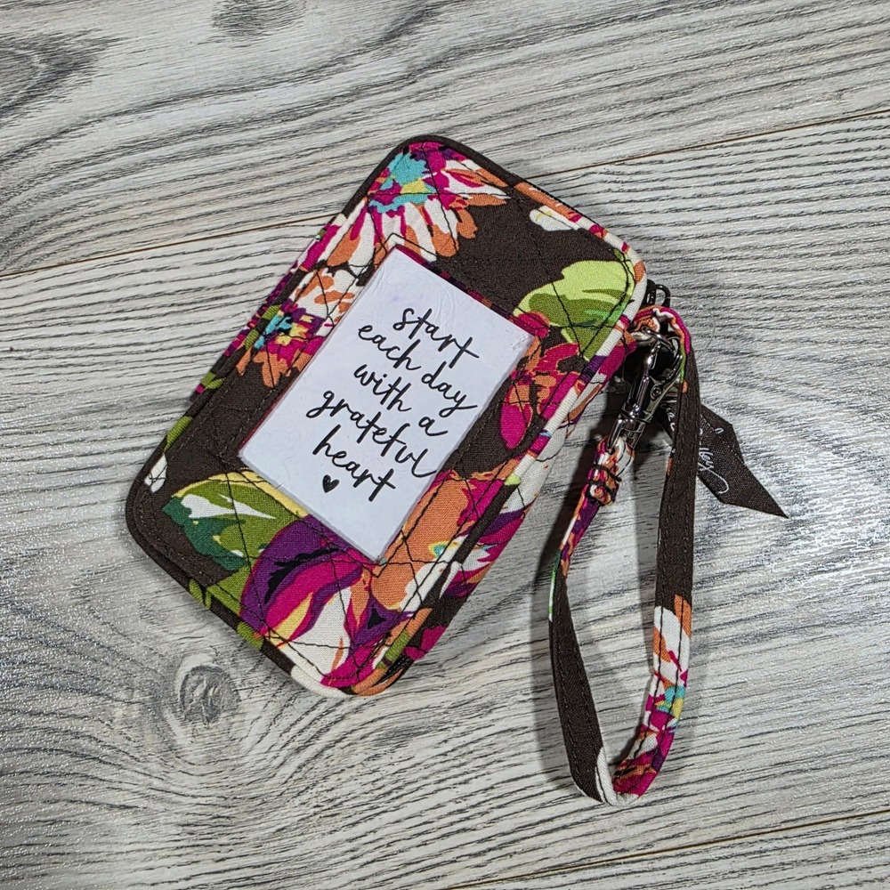 Vera Bradley Wristlet in English Rose - Picture 2 of 7